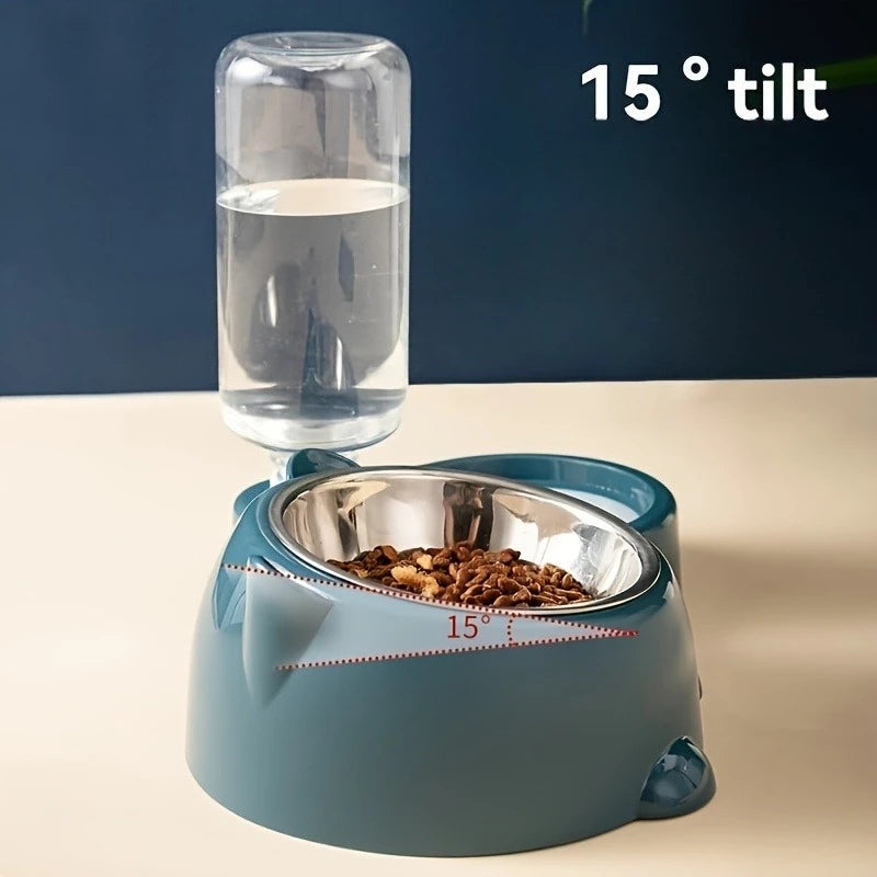 Distributore Automatico di Cibo e Acqua per Animali — Gatti e Cani