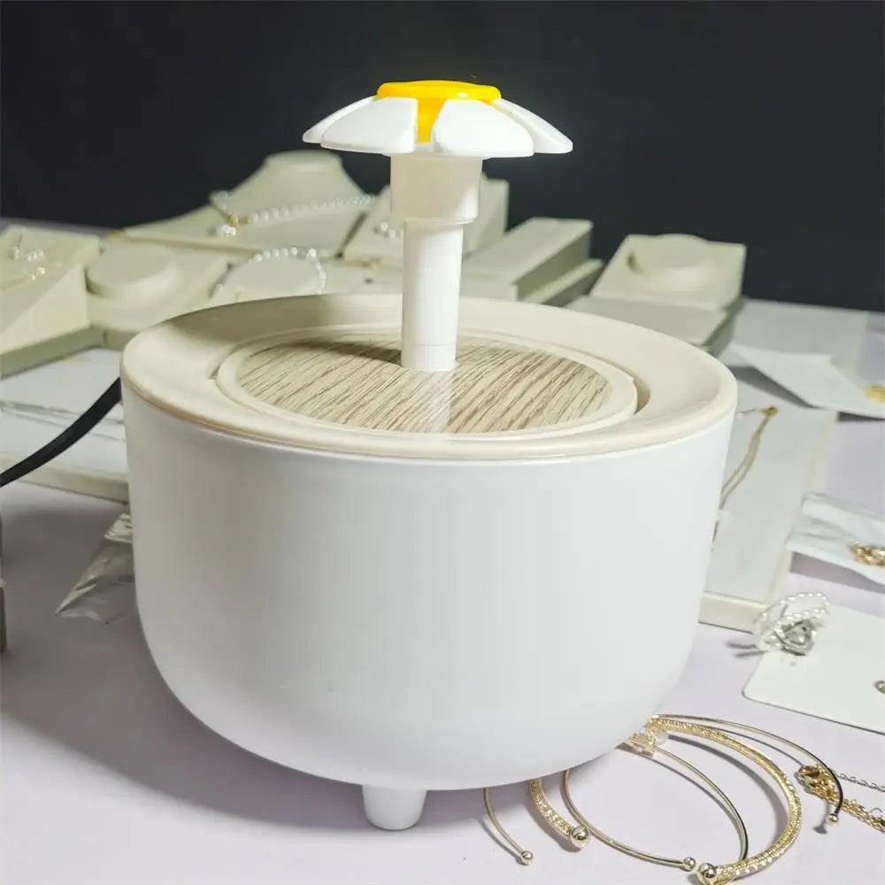 Fontana Automatica per Gatti — Silenziosa, Filtrante, USB 1.2L
