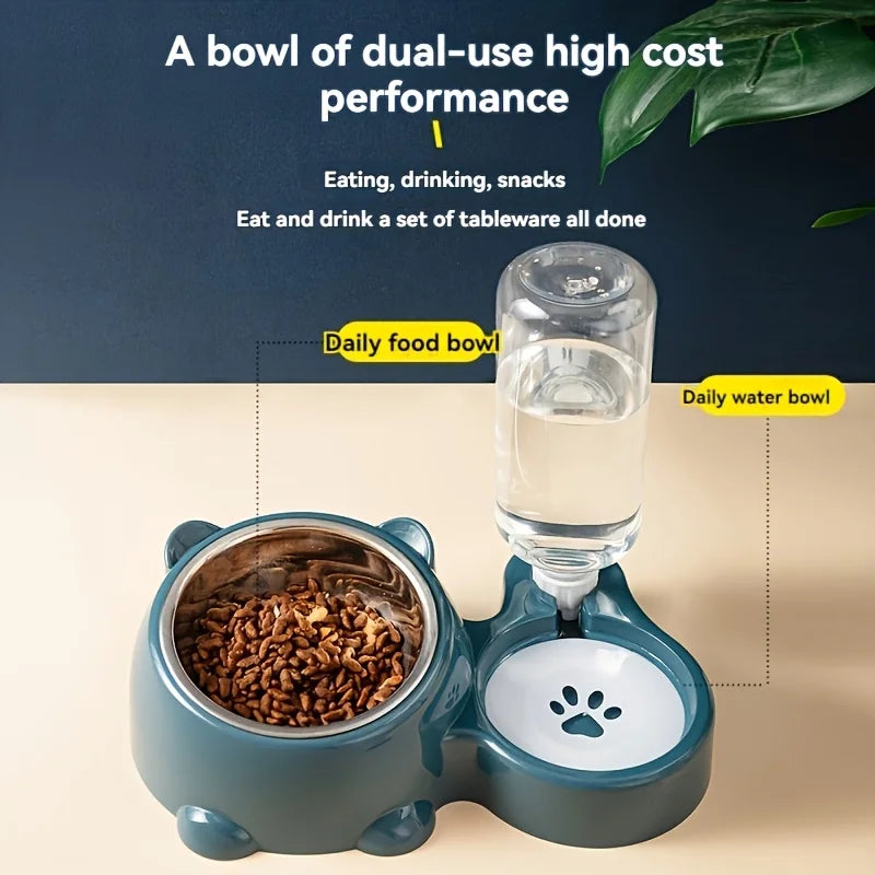 Distributore Automatico di Cibo e Acqua per Animali — Gatti e Cani