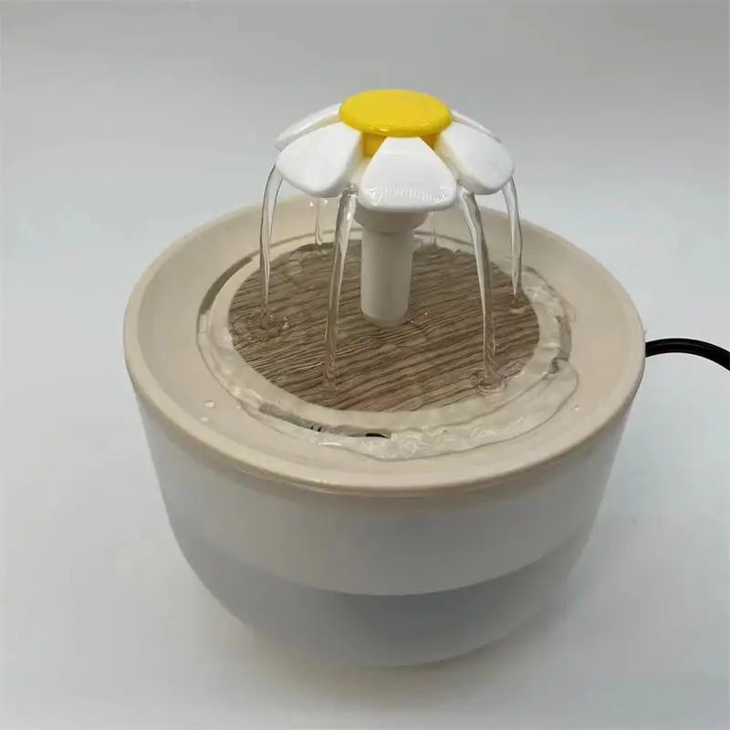 Fontana Automatica per Gatti — Silenziosa, Filtrante, USB 1.2L