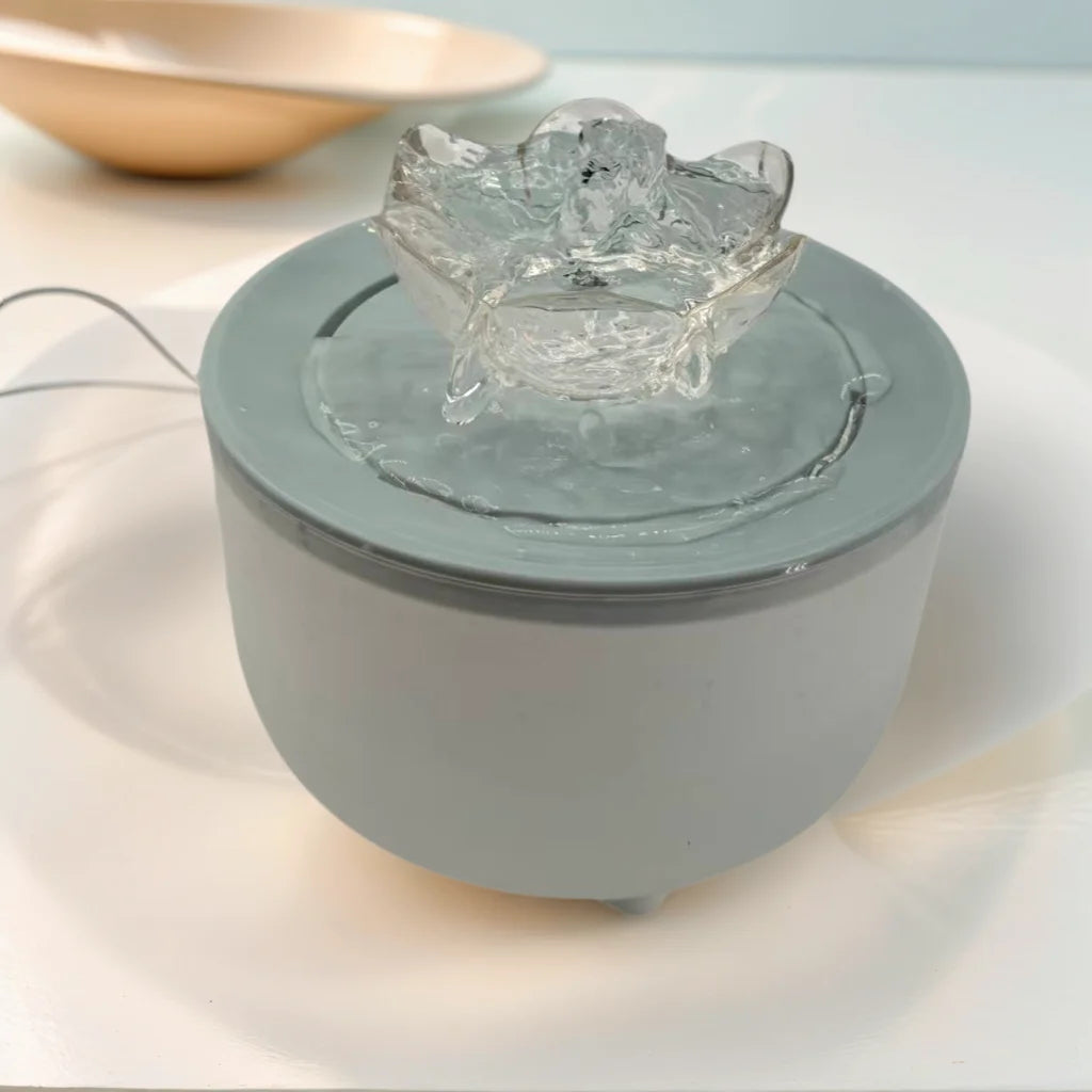 Fontana Automatica per Gatti — Silenziosa, Filtrante, USB 1.2L